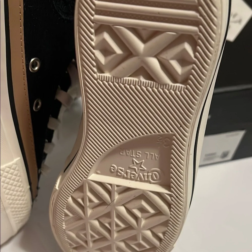 Converse All Star Platform Sneakers with Shearling Inside  Size 5.5 - Picture 4 of 10